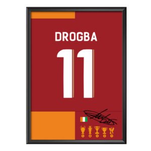 Didier Drogba 11 Poster (Çerçeveli)