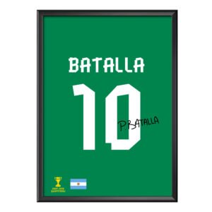 Pablo Batalla 10 Poster (Çerçeveli)