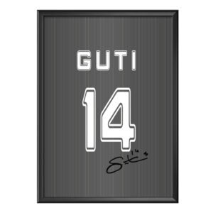 Guti Hernández 14 Poster (Çerçeveli)