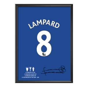 Frank Lampard 8 Poster (Çerçeveli)