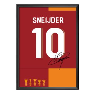 Wesley Sneijder 10 Poster (Çerçeveli)