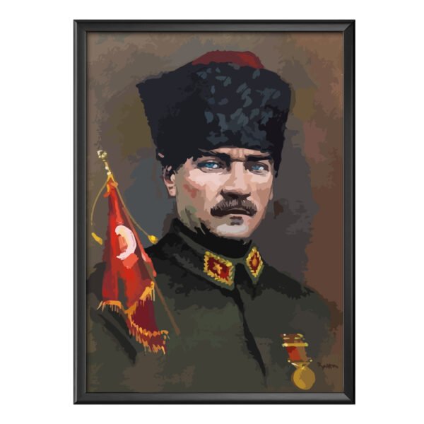 Mustafa Kemal Atatürk Poster (Çerçeveli)