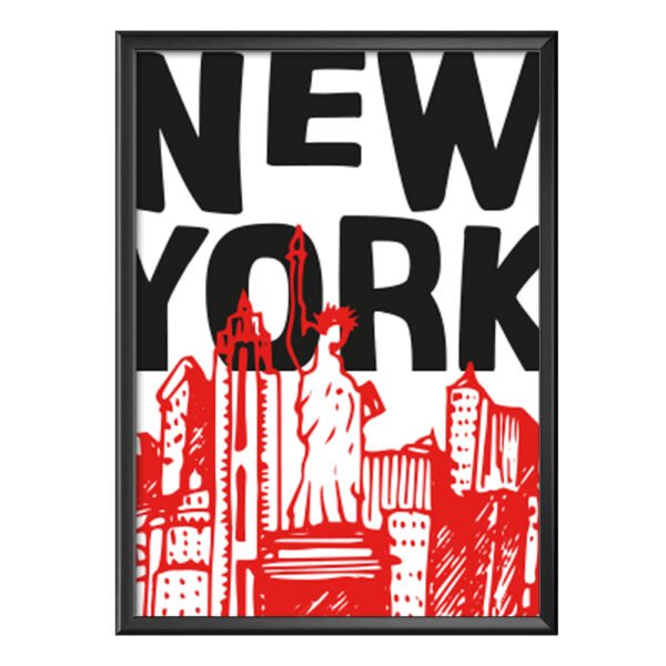 New York Poster (Çerçeveli)