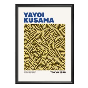 Yayoi Kusama Poster (Çerçeveli)